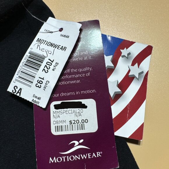 Motionwear Women’s Size Small Black Boy Cut Shorts-Dance, Gymnastics New - Picture 6 of 8